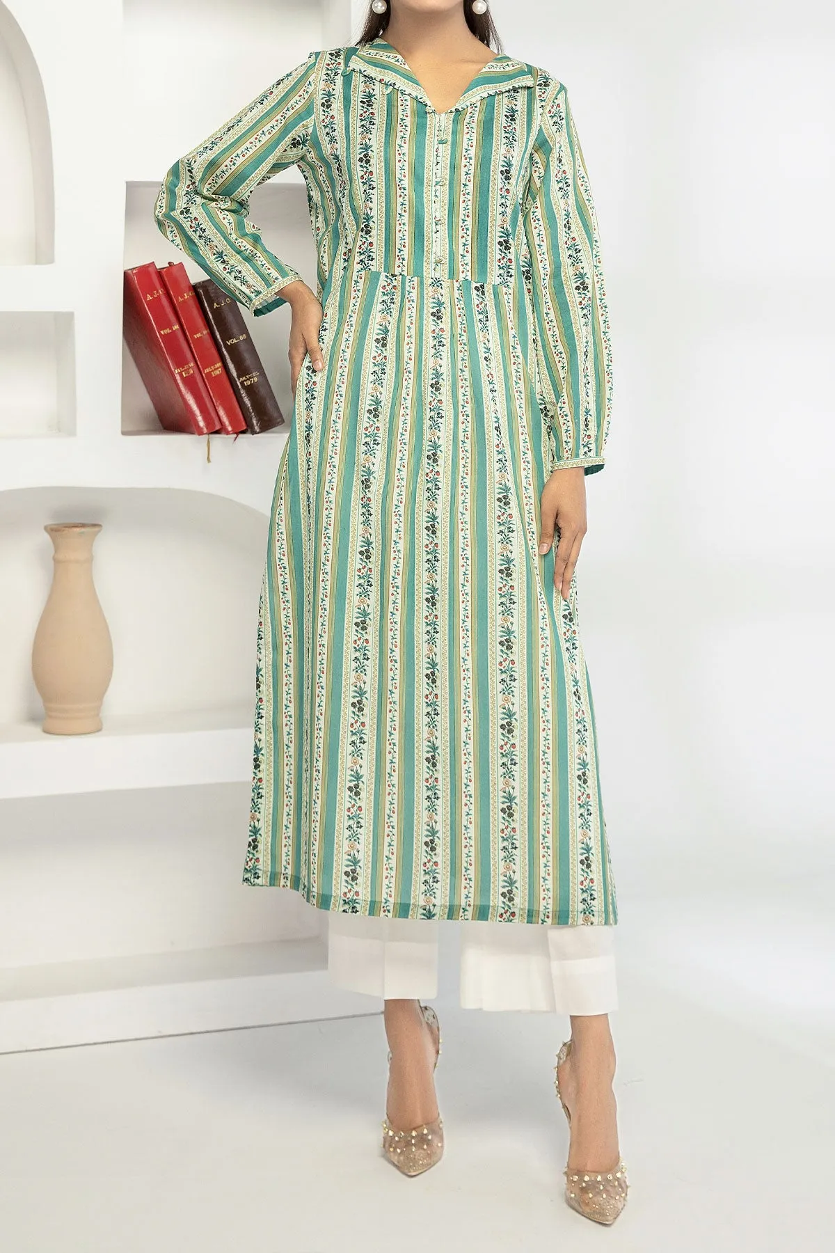 1 PIECE DIGITAL PRINT KURTI | DPCK-133