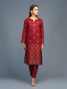 1pc Stitched Lawn Jacquard Shirt- Casual Pret (CP-00034)