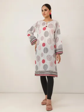 1pc Unstitched Digital Printed Lawn Slub Kurti