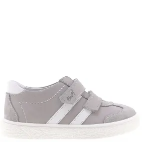 (2708-2) Low Velcro sneakers Grey