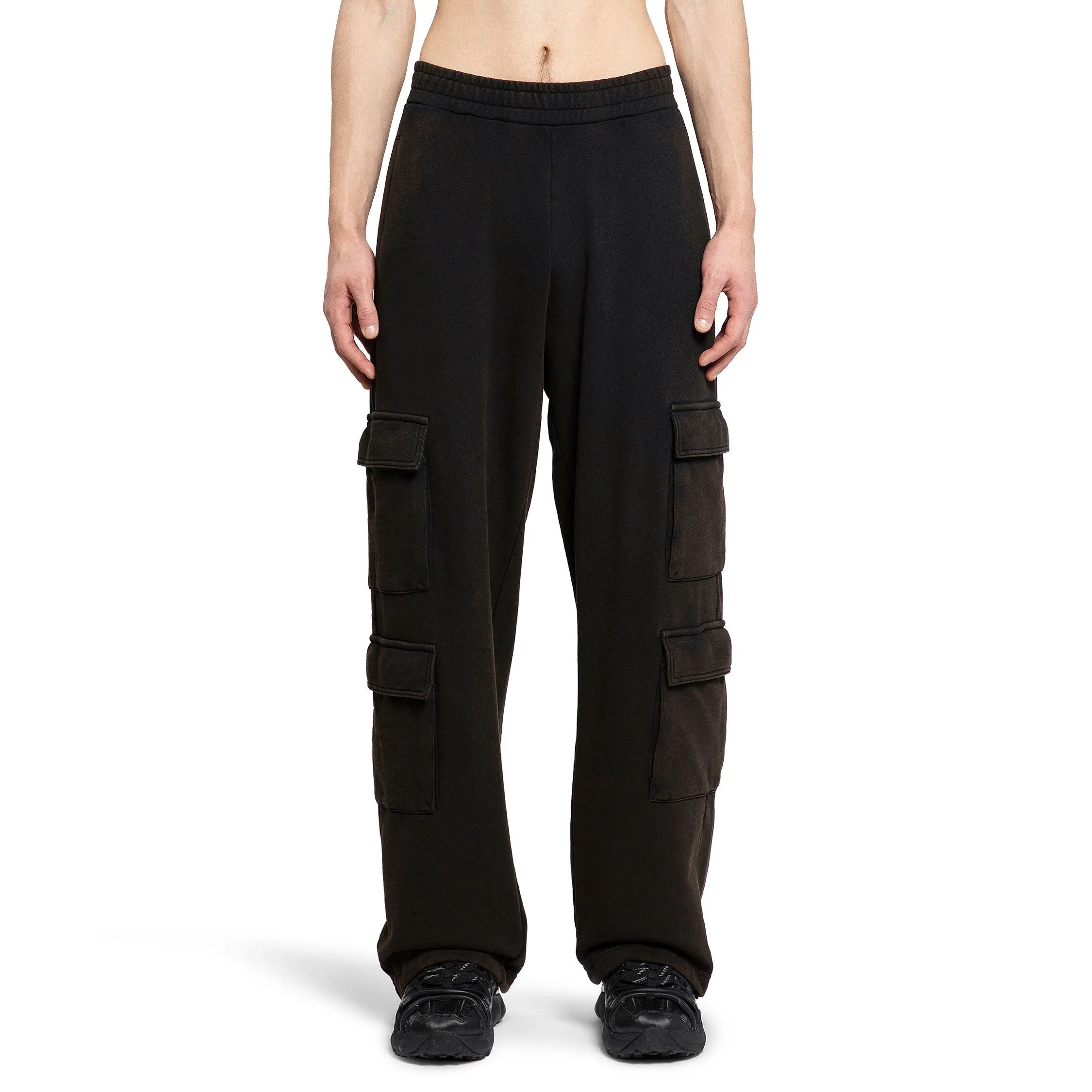 44 LABEL GROUP MAN BLACK TROUSERS