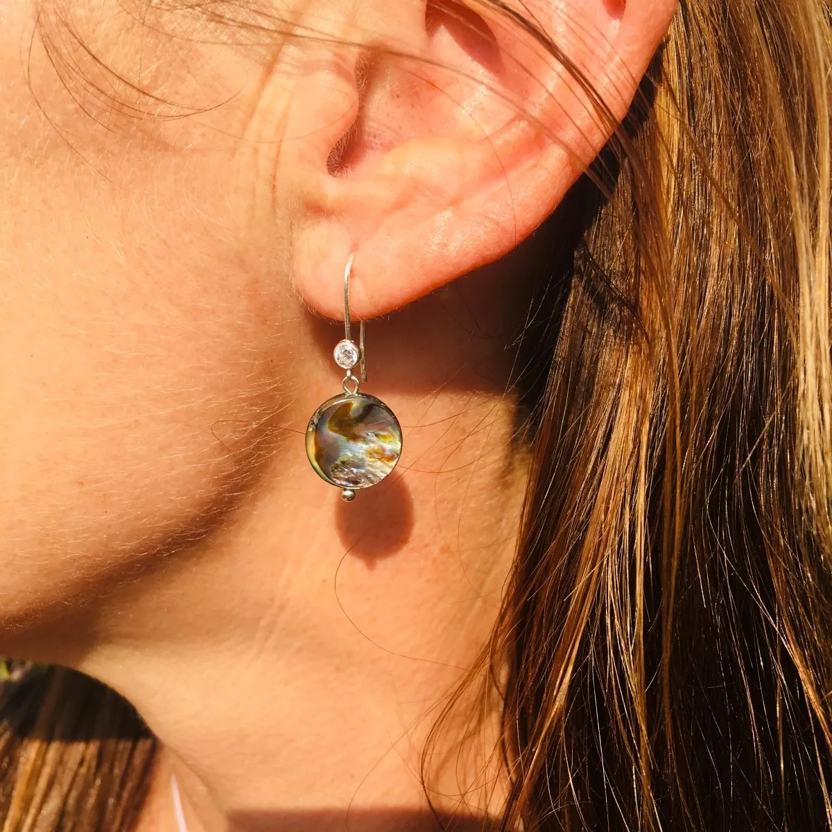 Abalone Shell Earrings