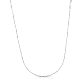 Adjustable Sterling Silver Necklace Chain for Women