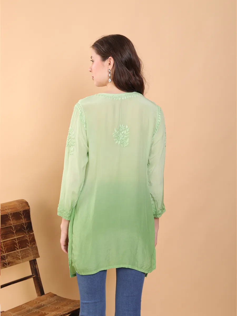 Anam Crepe Designer Chikankari Kurti