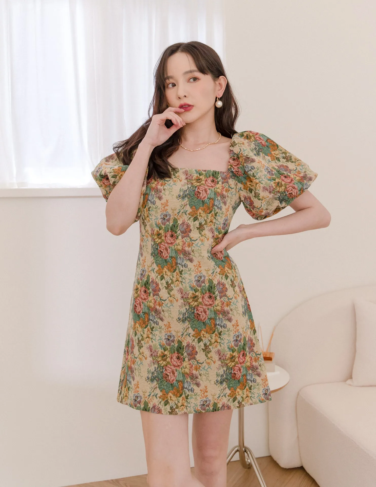 Arissa Dress in Vintage Floral