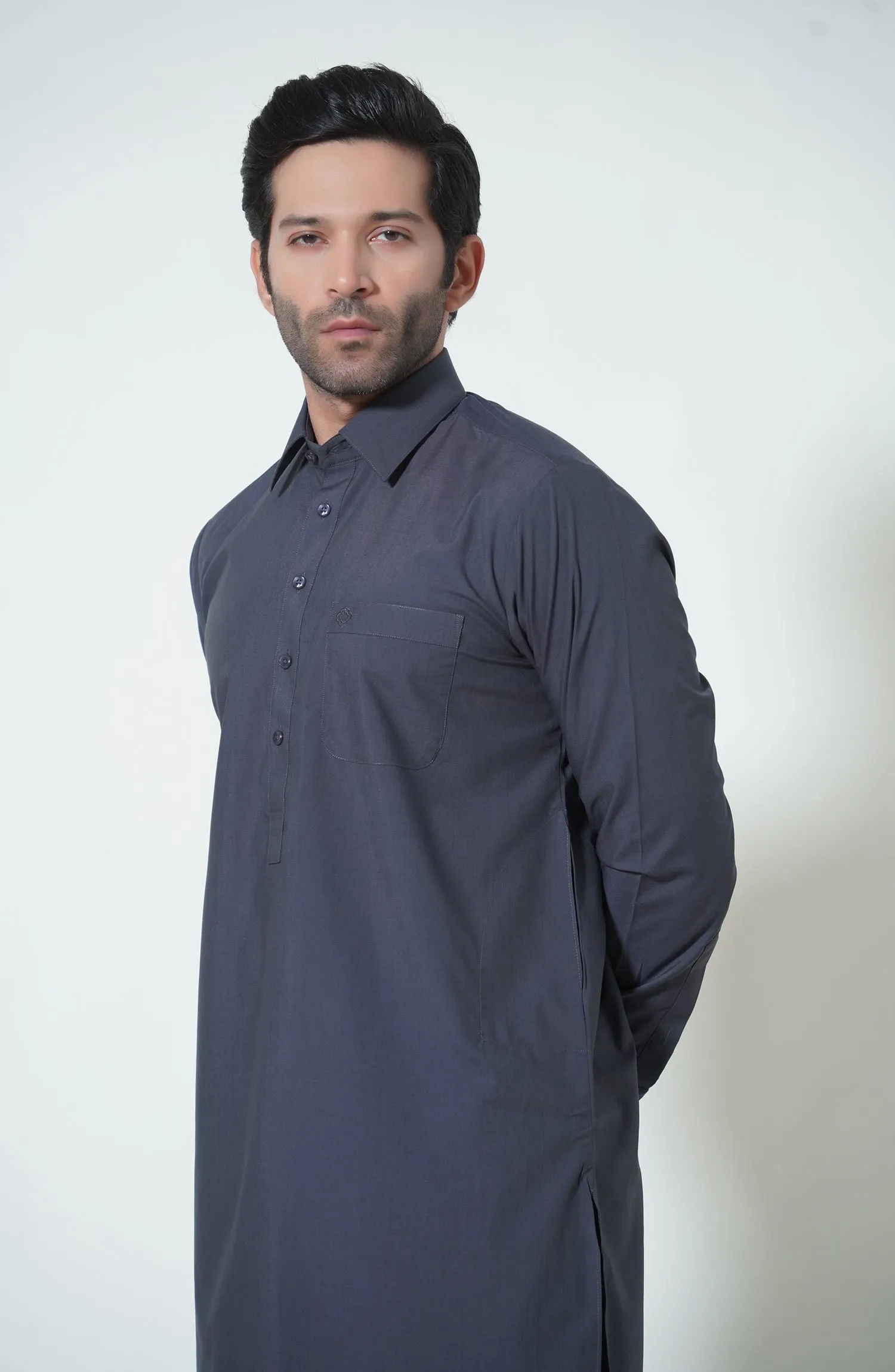 Basic Shirt Collar Shalwar Kameez