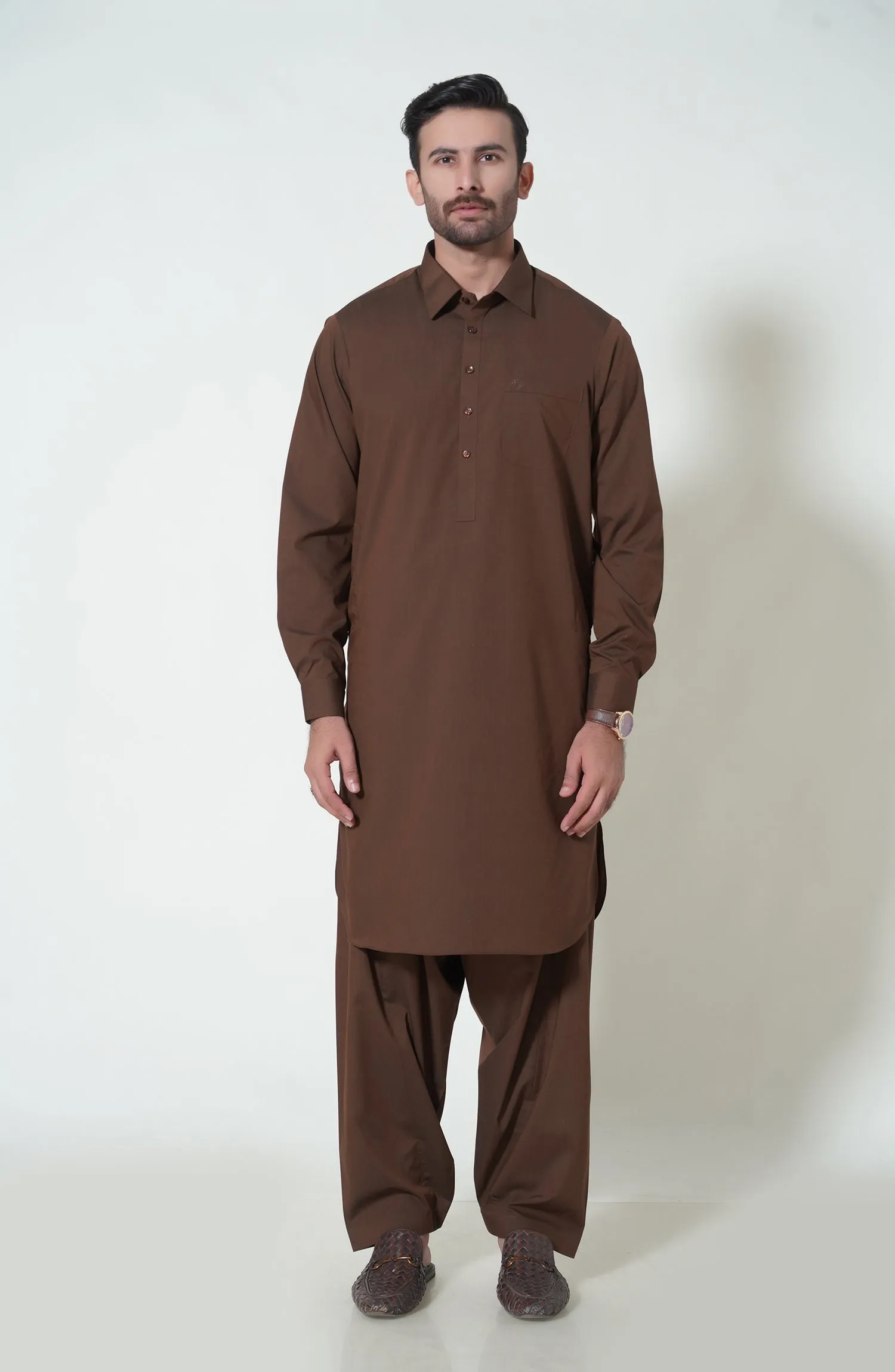 Basic Shirt Collar Shalwar Kameez