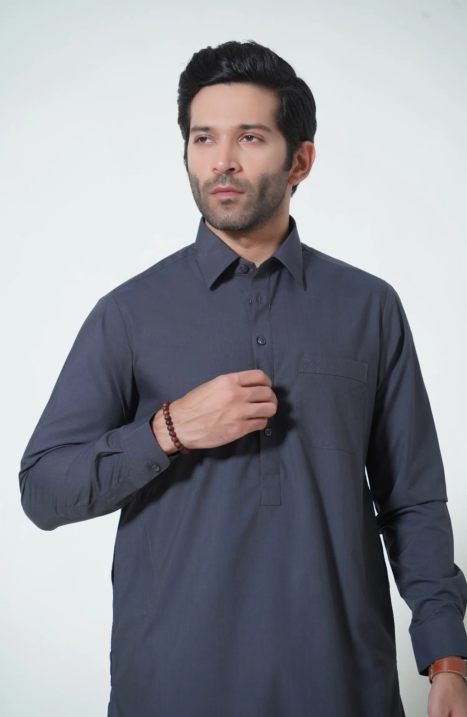 Basic Shirt Collar Shalwar Kameez