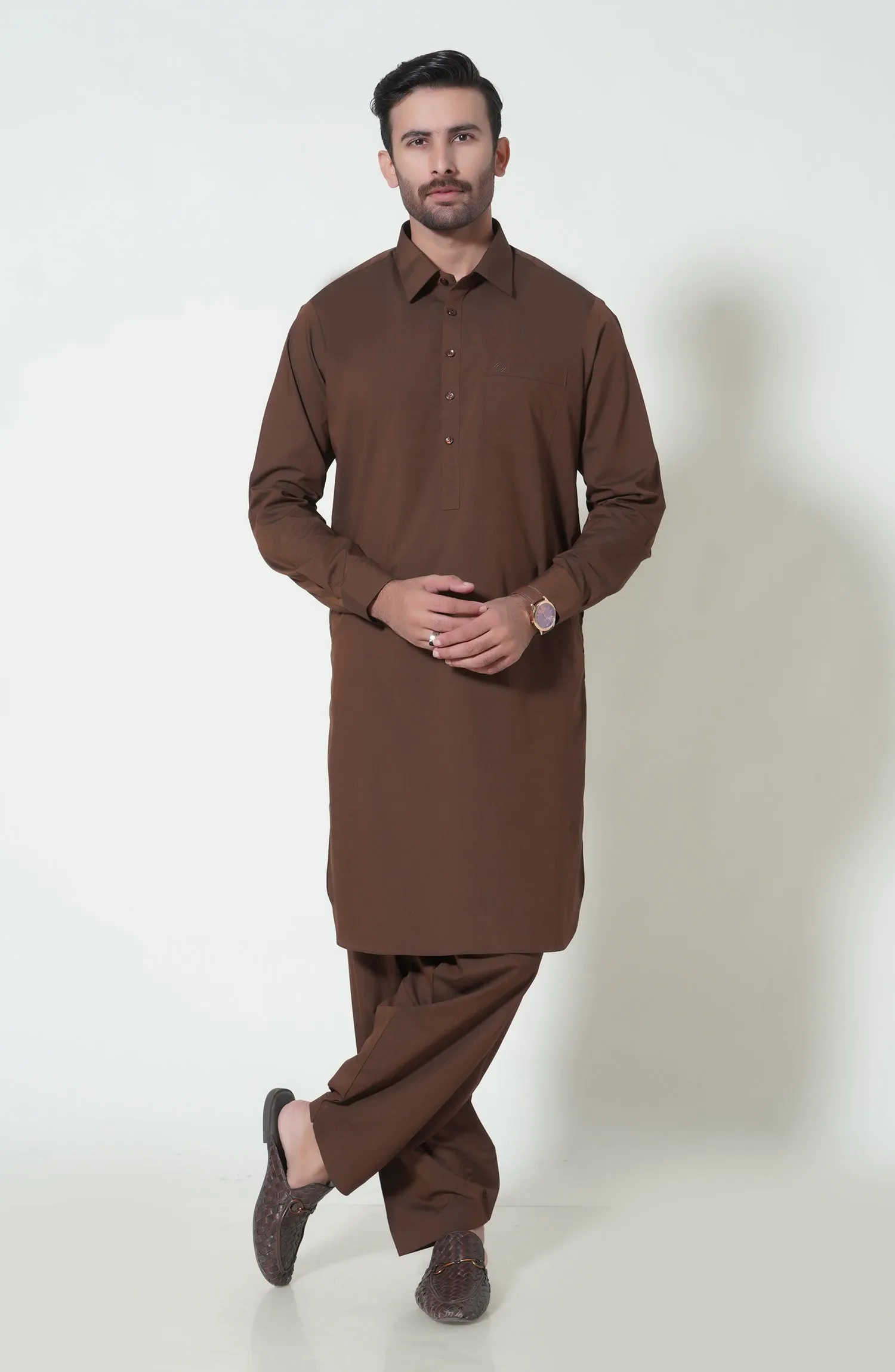 Basic Shirt Collar Shalwar Kameez