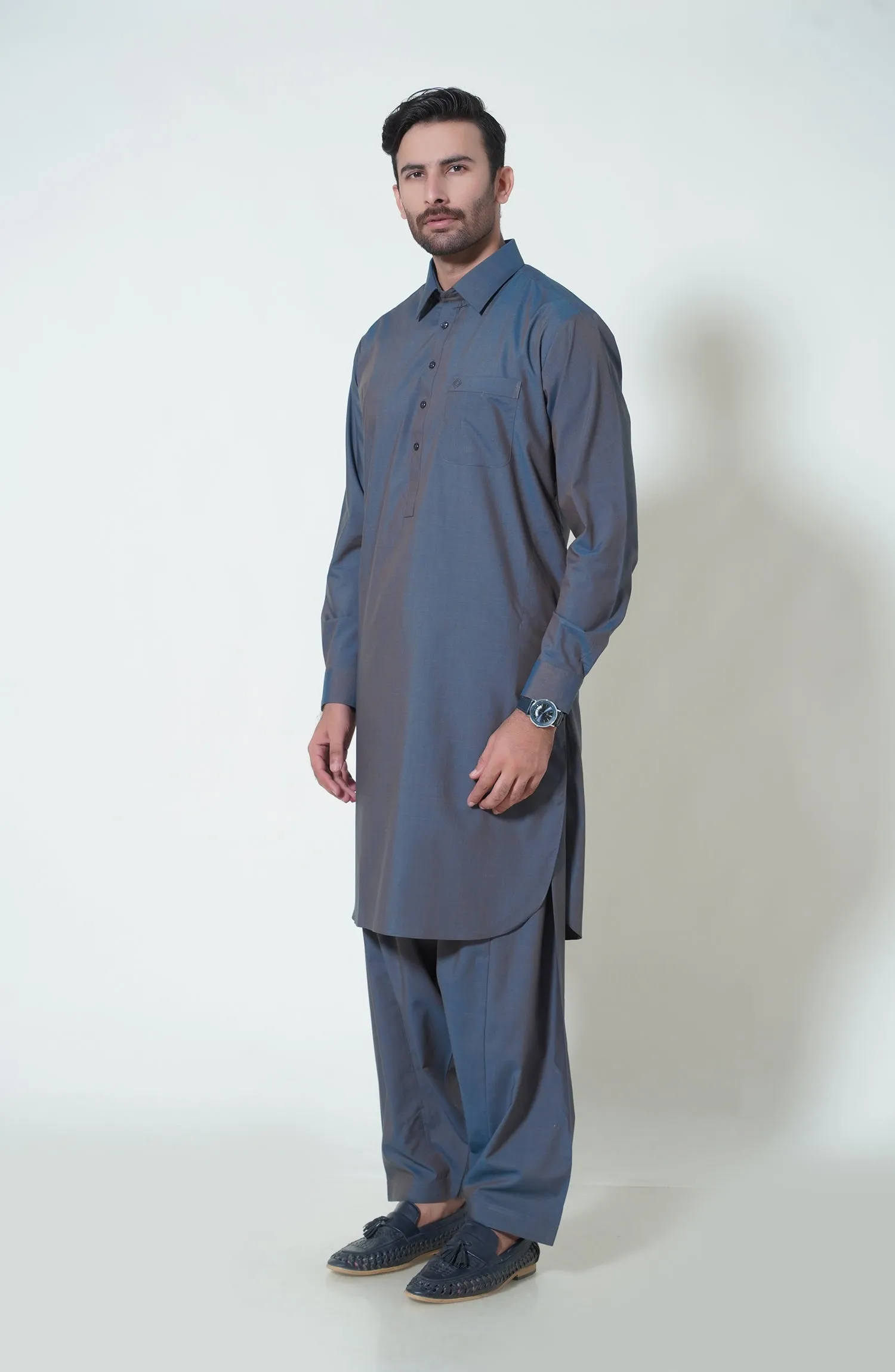 Basic Shirt Collar Shalwar Kameez