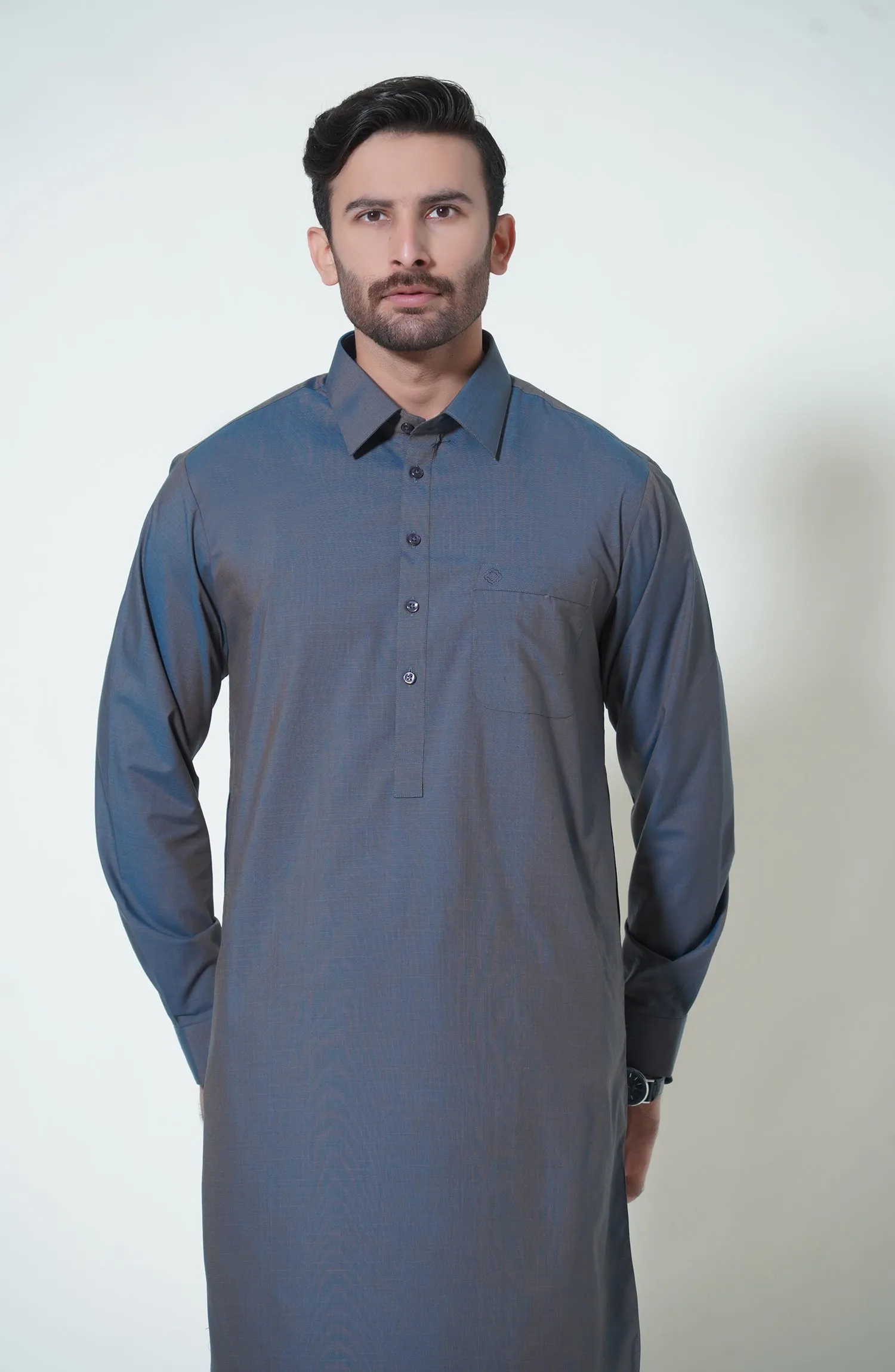 Basic Shirt Collar Shalwar Kameez