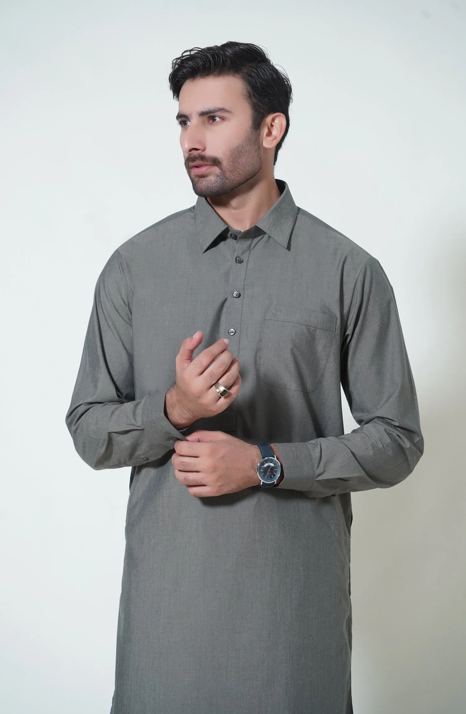 Basic Shirt Collar Shalwar Kameez