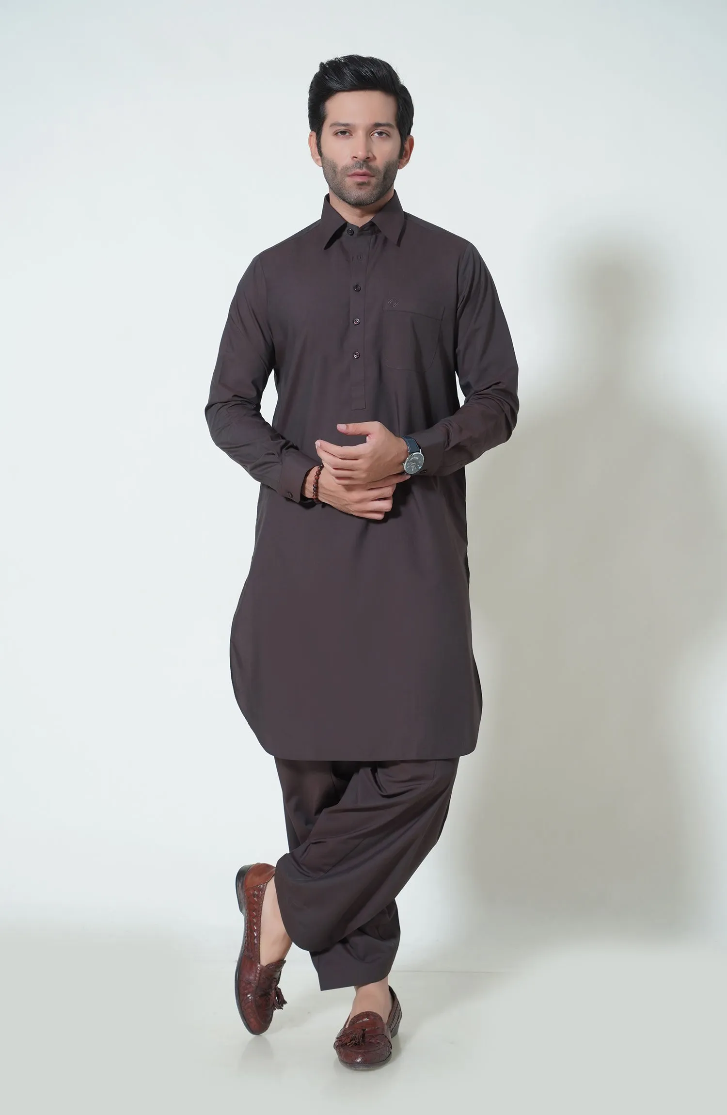 Basic Shirt Collar Shalwar Kameez