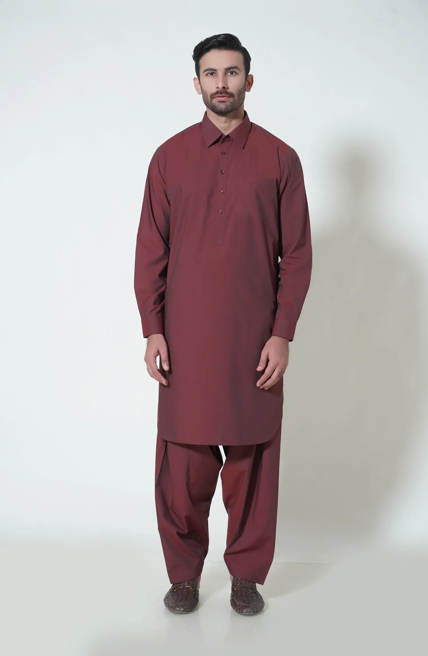 Basic Shirt Collar Shalwar Kameez