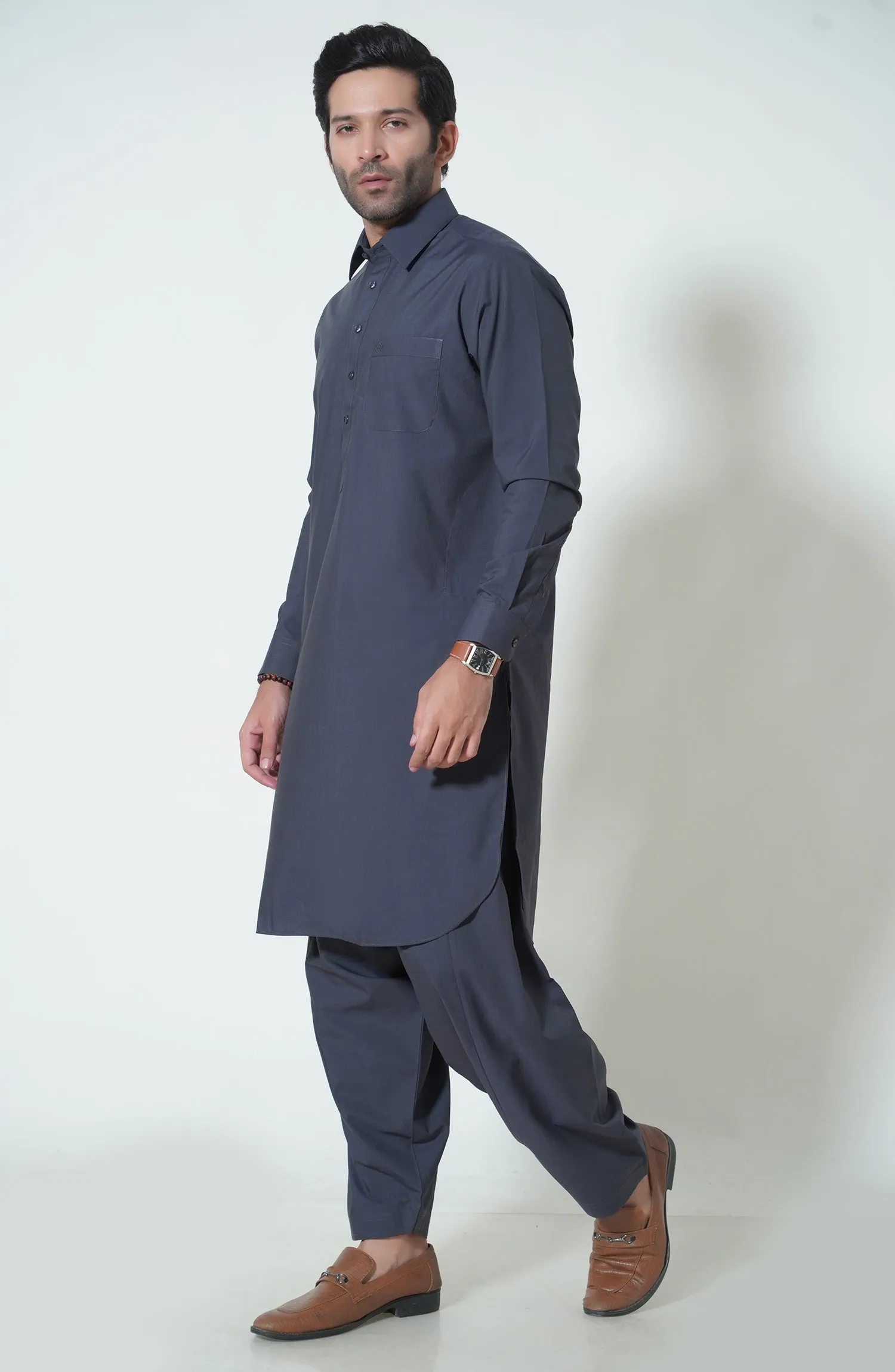 Basic Shirt Collar Shalwar Kameez