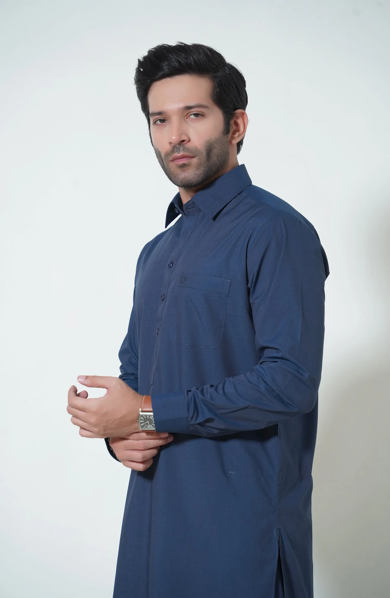 Basic Shirt Collar Shalwar Kameez