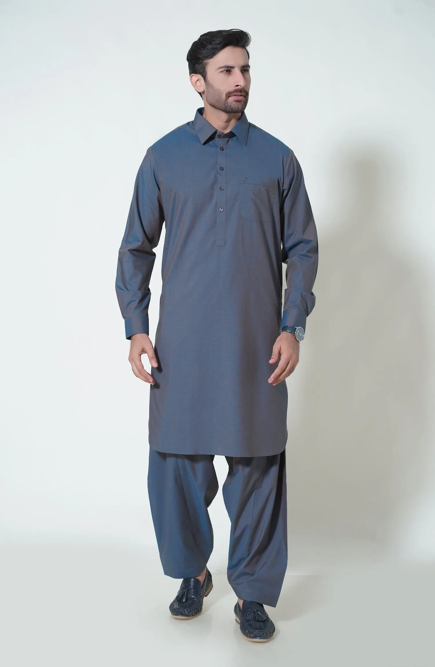 Basic Shirt Collar Shalwar Kameez