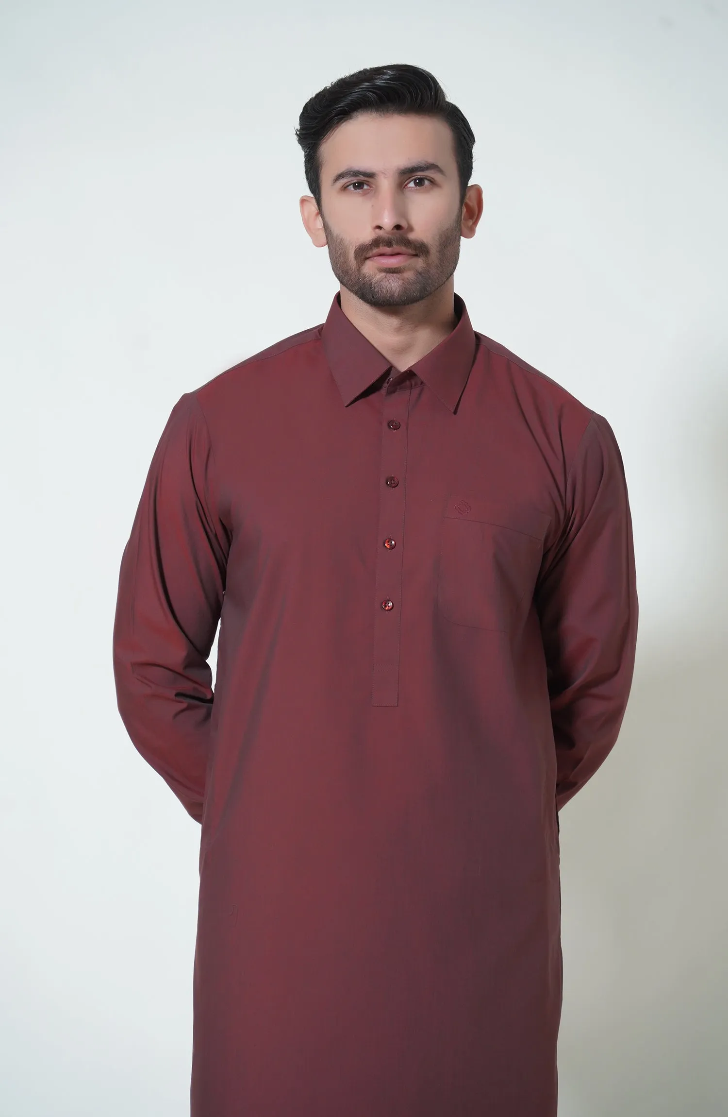 Basic Shirt Collar Shalwar Kameez