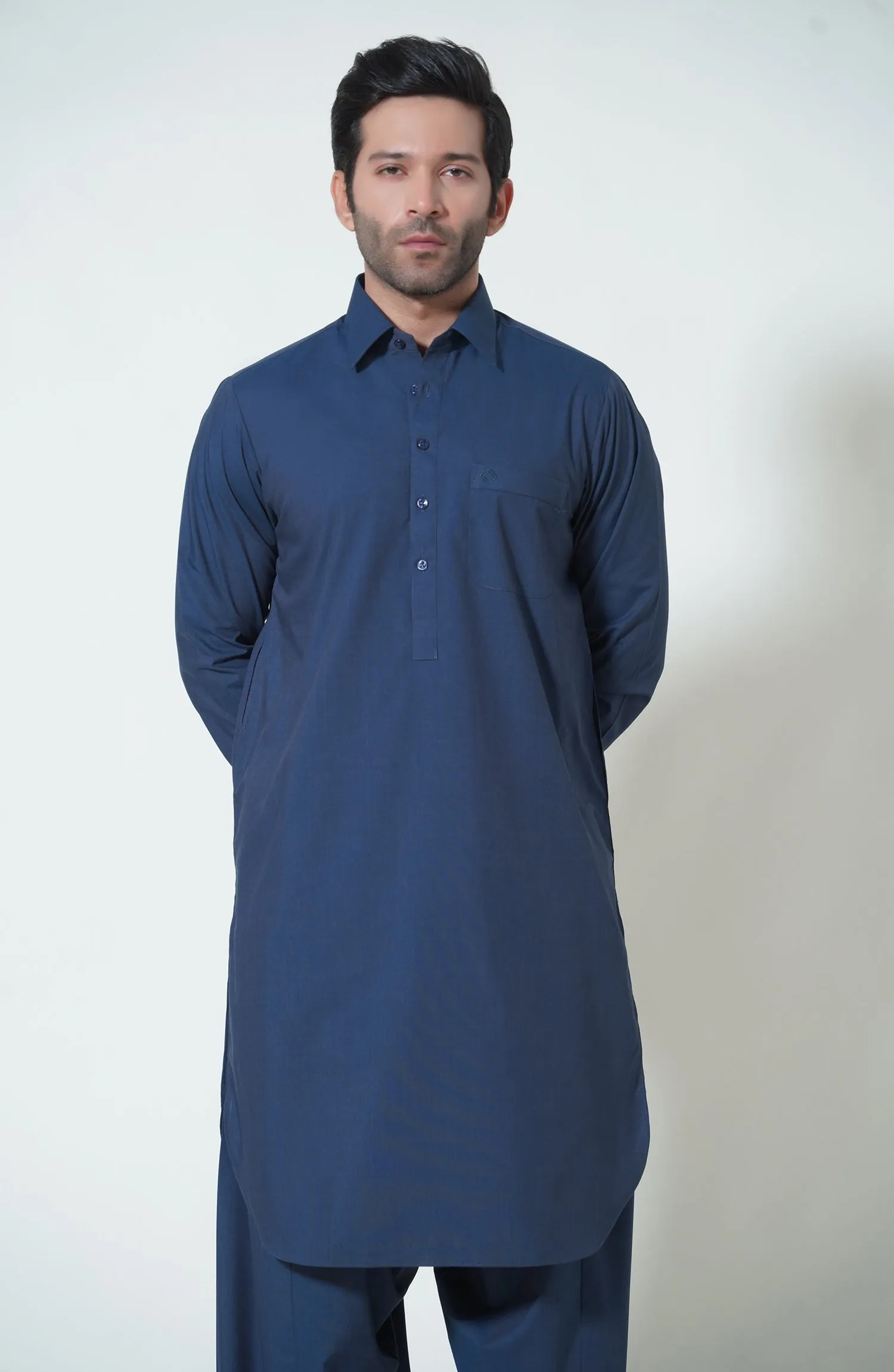 Basic Shirt Collar Shalwar Kameez