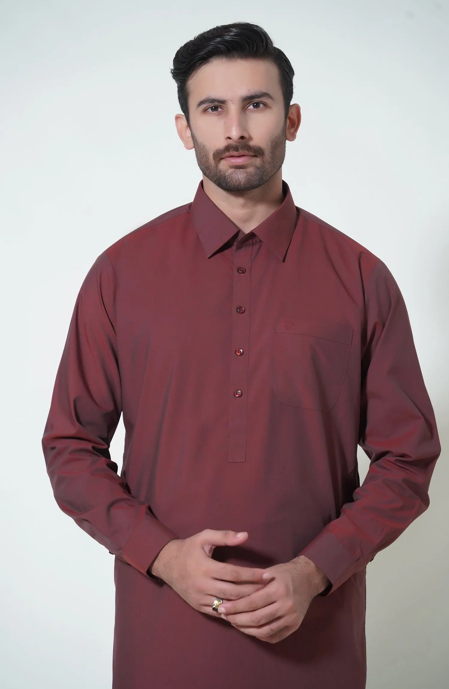 Basic Shirt Collar Shalwar Kameez