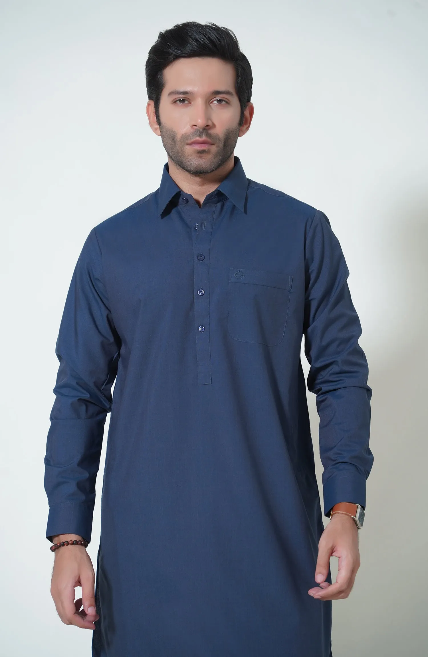 Basic Shirt Collar Shalwar Kameez