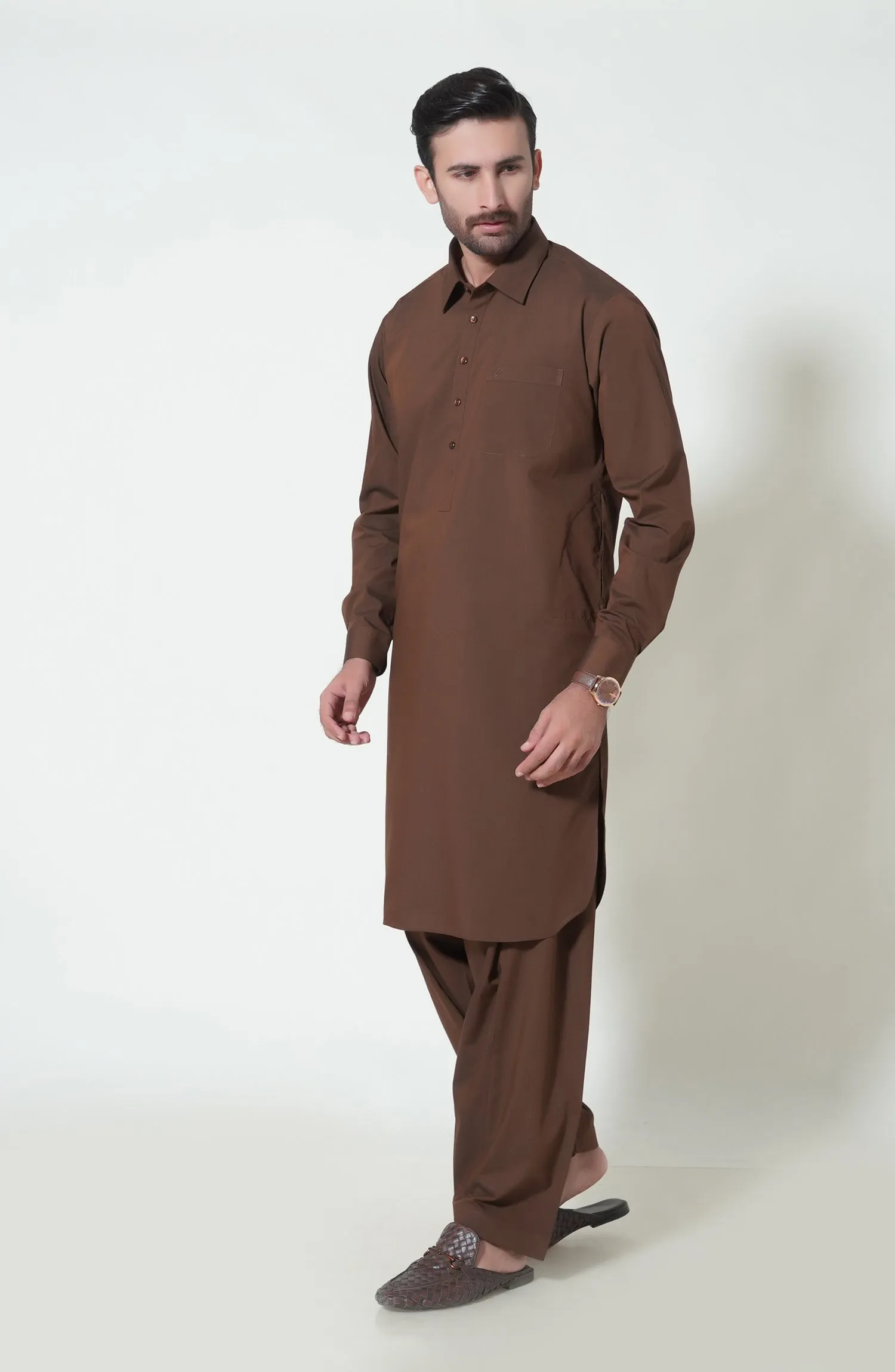 Basic Shirt Collar Shalwar Kameez