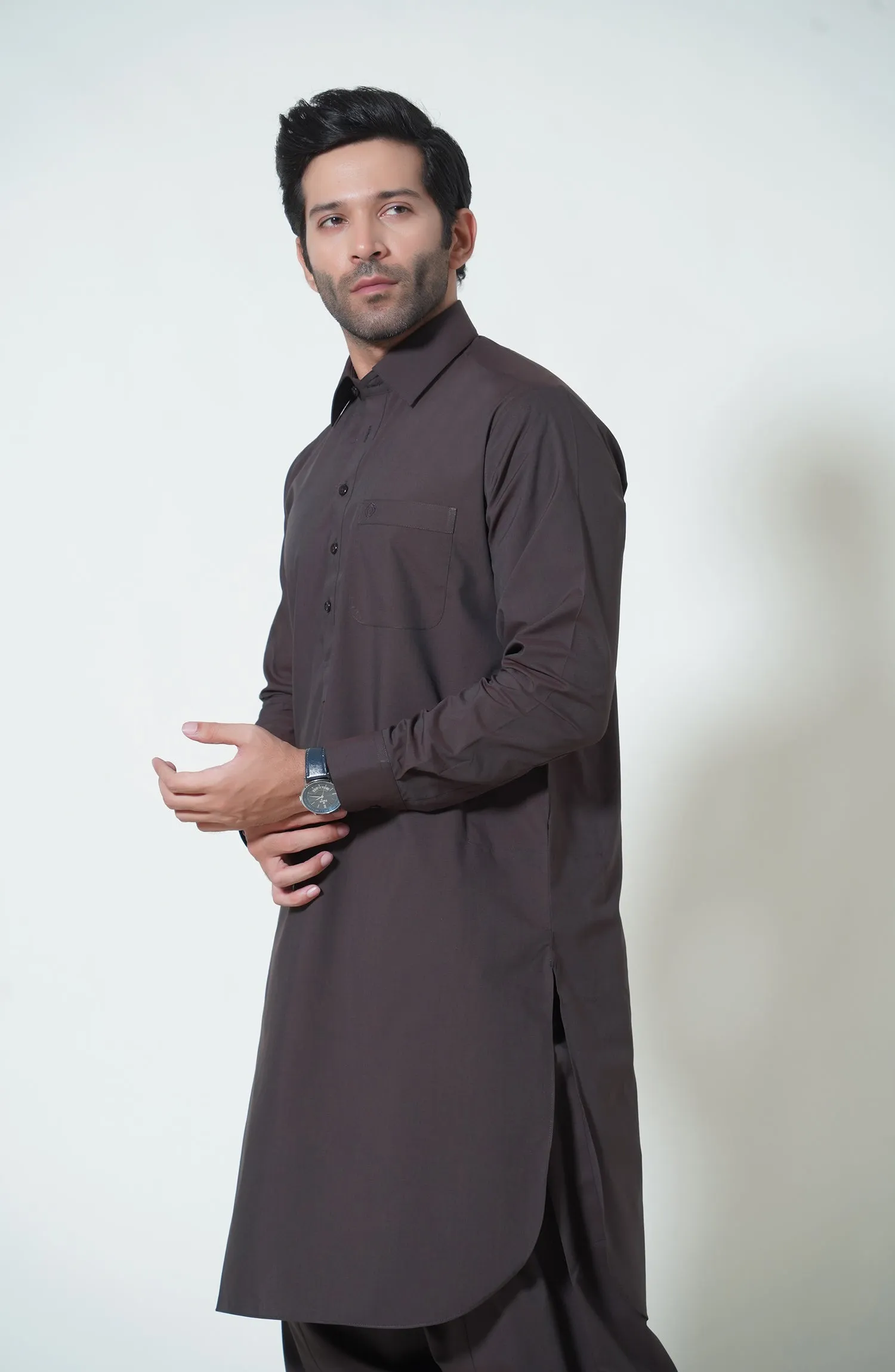 Basic Shirt Collar Shalwar Kameez