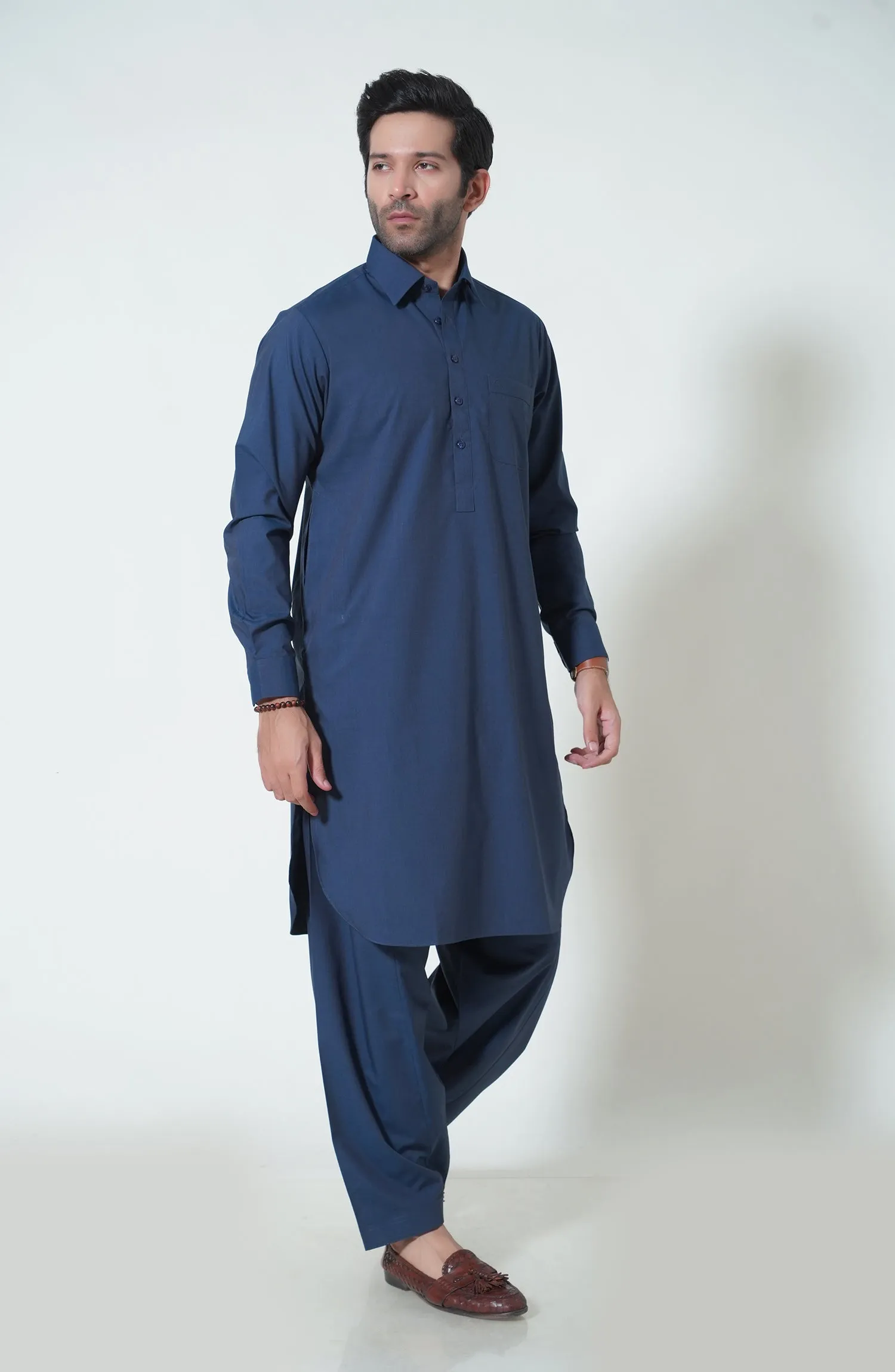 Basic Shirt Collar Shalwar Kameez