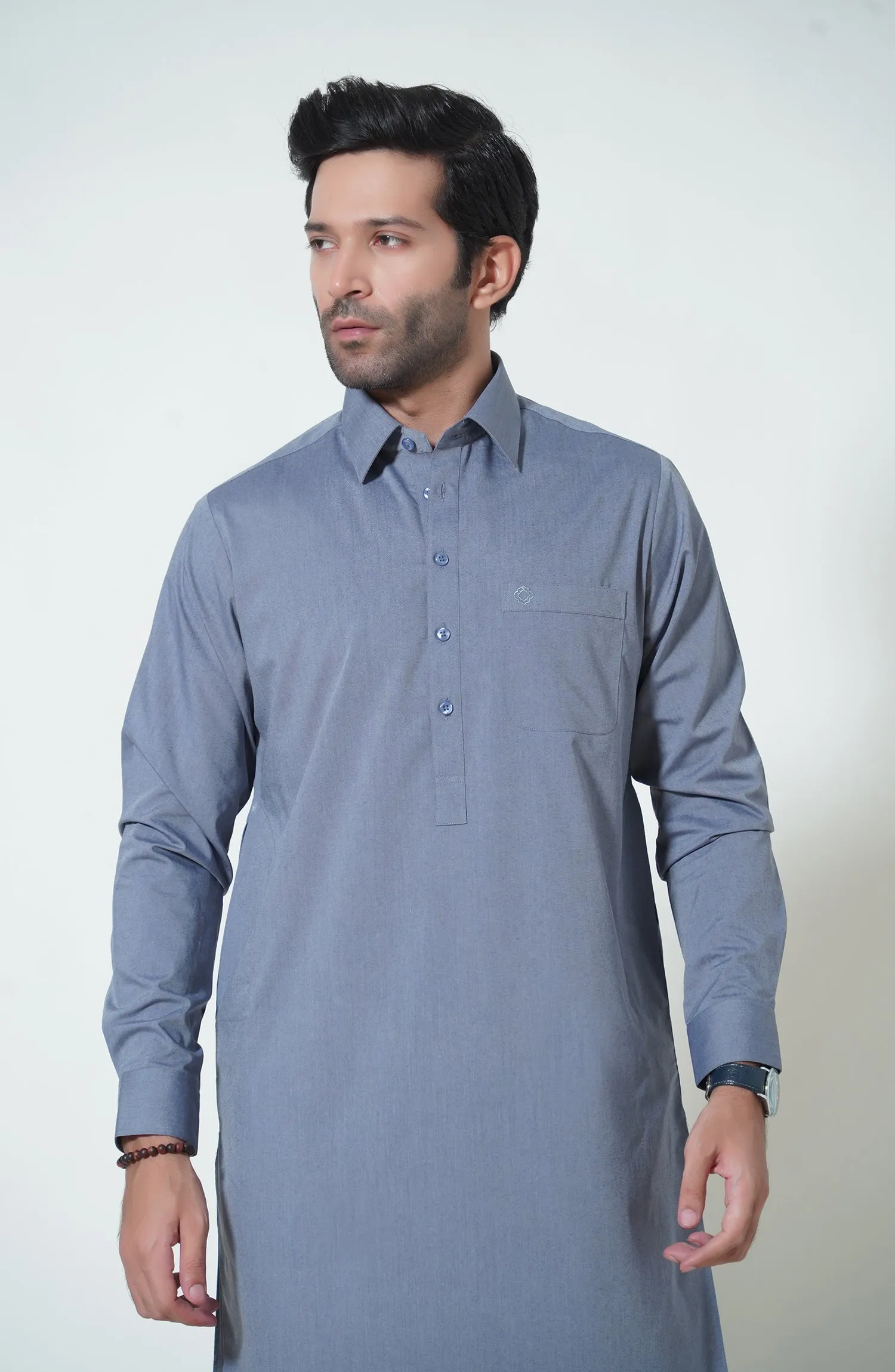 Basic Shirt Collar Shalwar Kameez