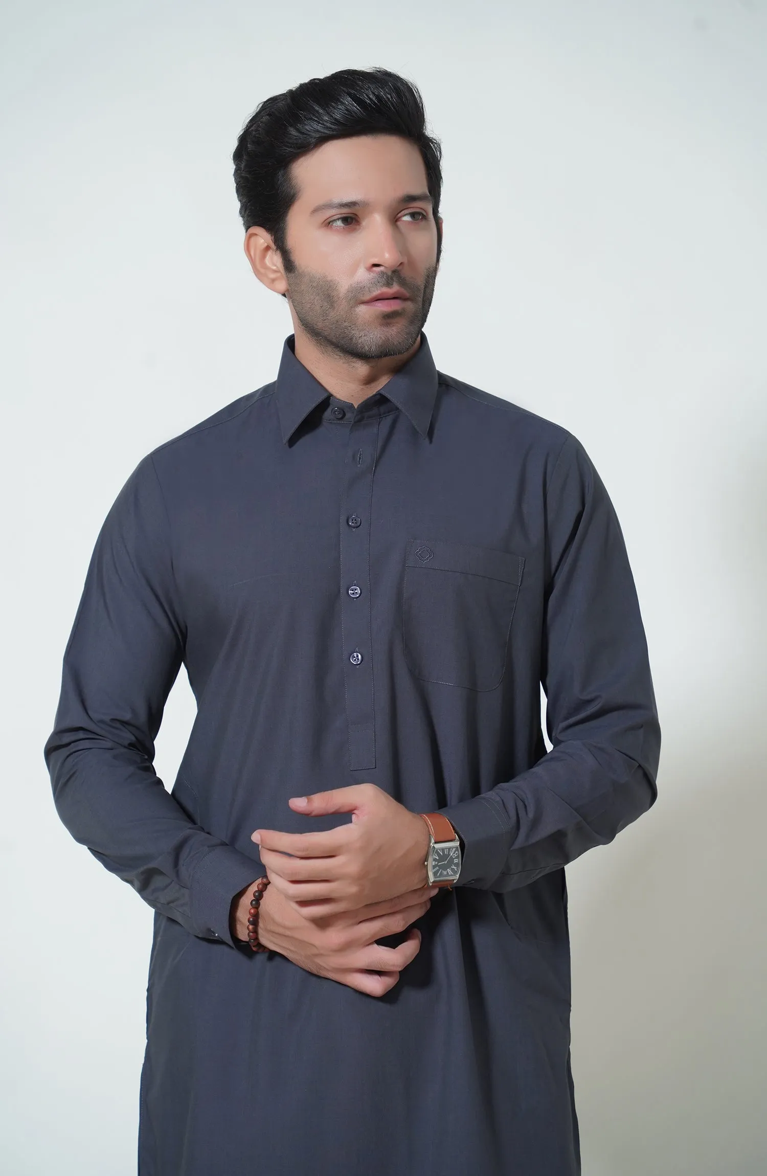 Basic Shirt Collar Shalwar Kameez