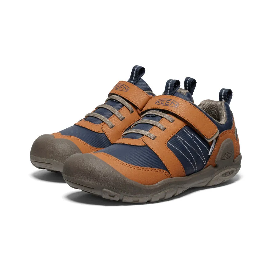 Big Kids' Knotch Peak Sneaker  |  KEEN Maple/Sky Captain