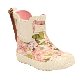 BISGAARD Baby rubber blanc flower Bottes de pluie