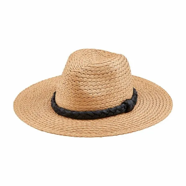 Braided Straw Fedoras