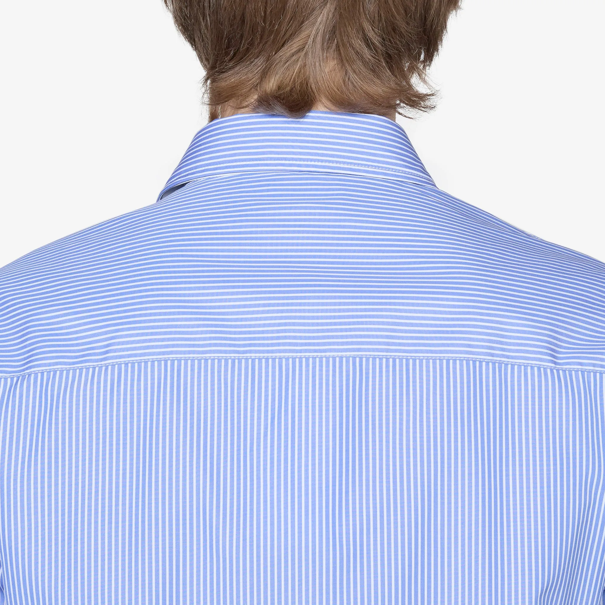 Casual Striped Shirt Sky Blue Stripes