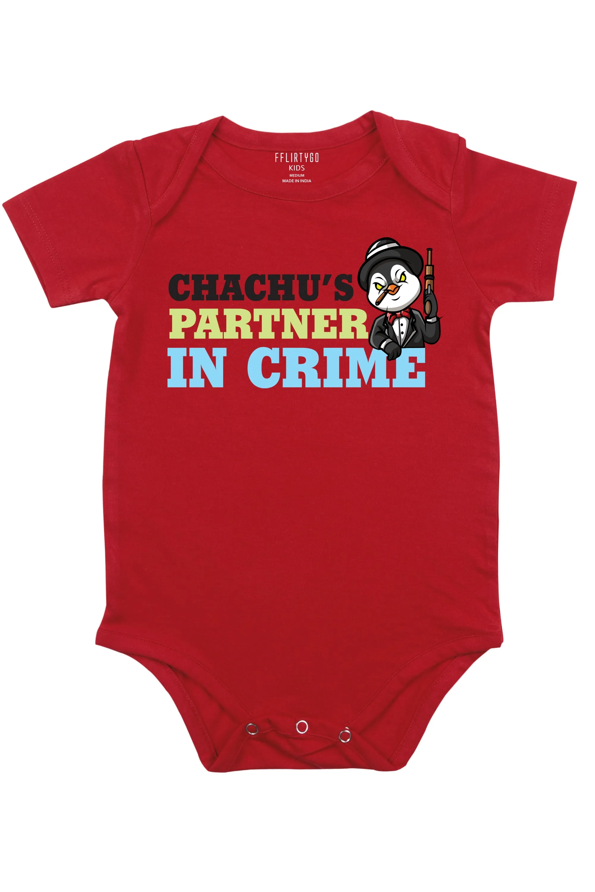 Chachu's Partner In Crime Baby Romper | Onesies