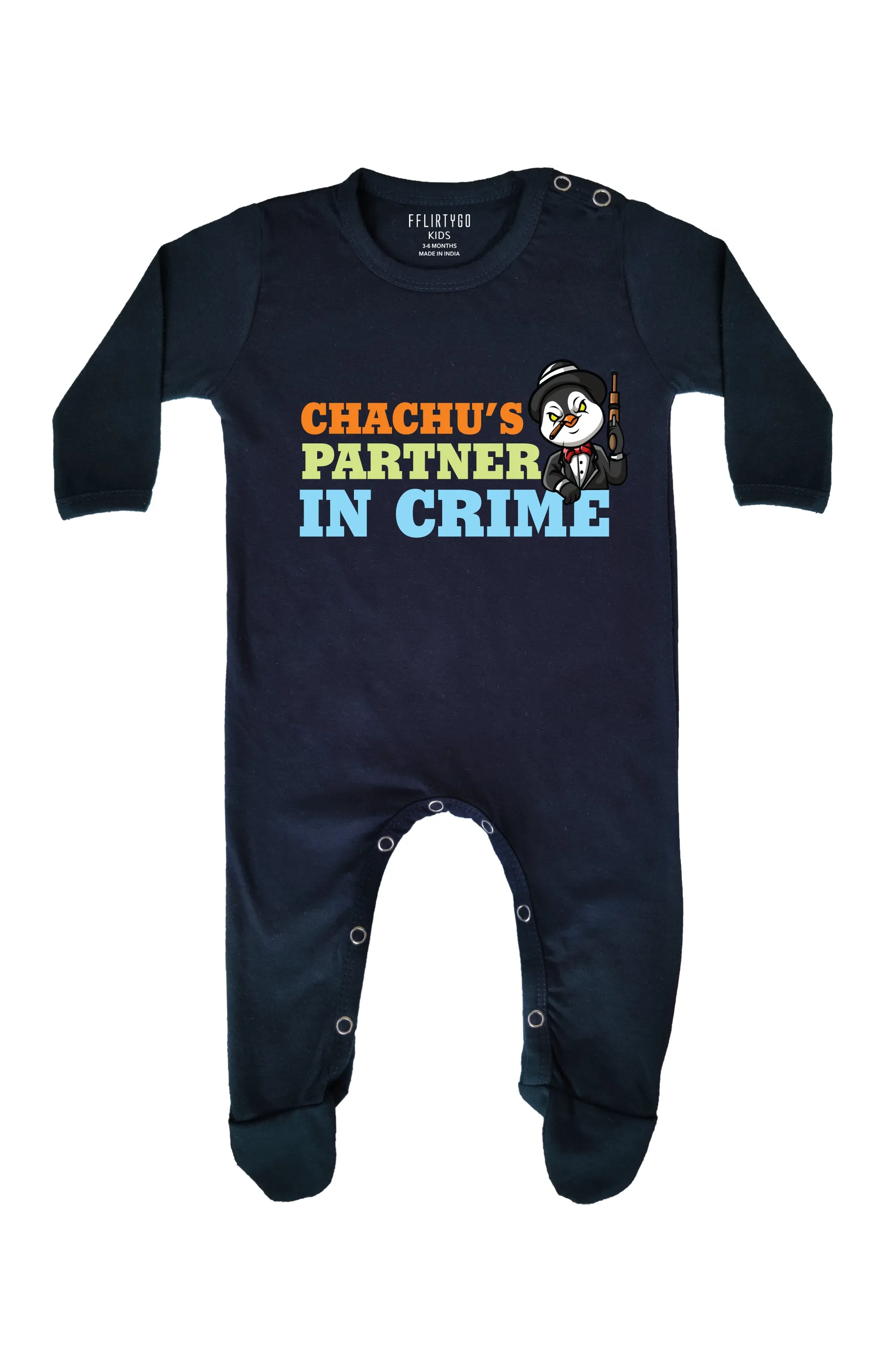 Chachu's Partner In Crime Baby Romper | Onesies