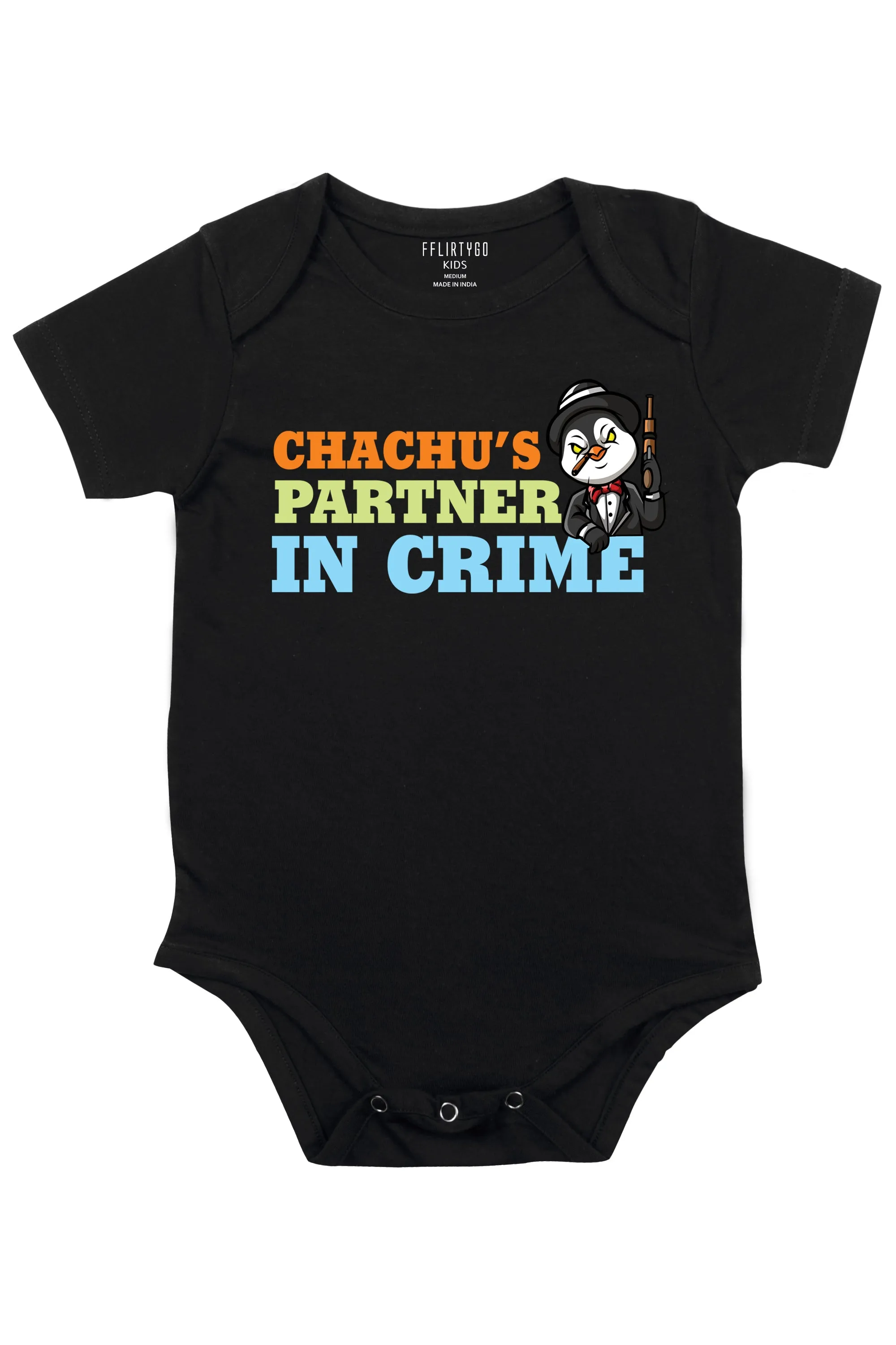 Chachu's Partner In Crime Baby Romper | Onesies