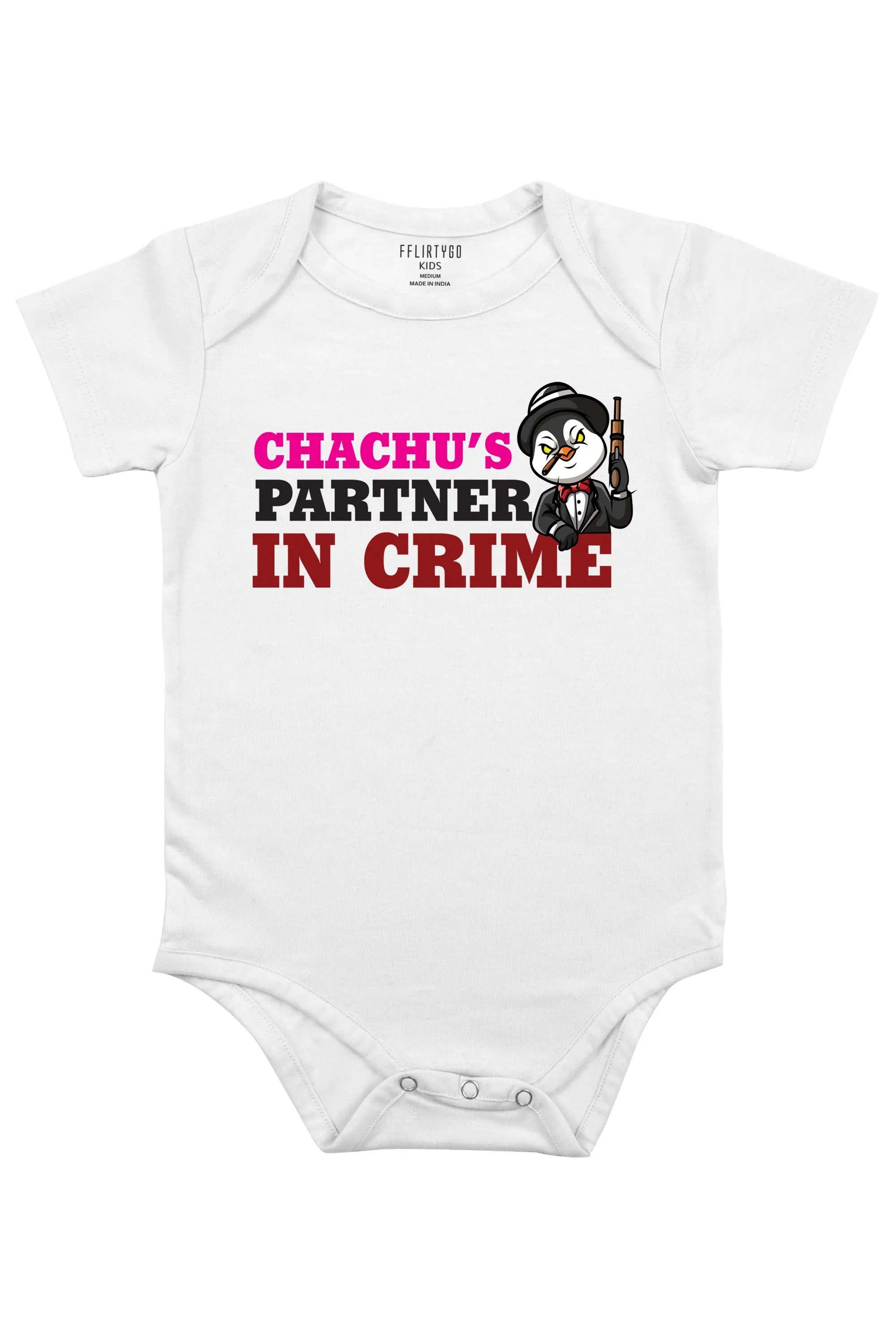 Chachu's Partner In Crime Baby Romper | Onesies