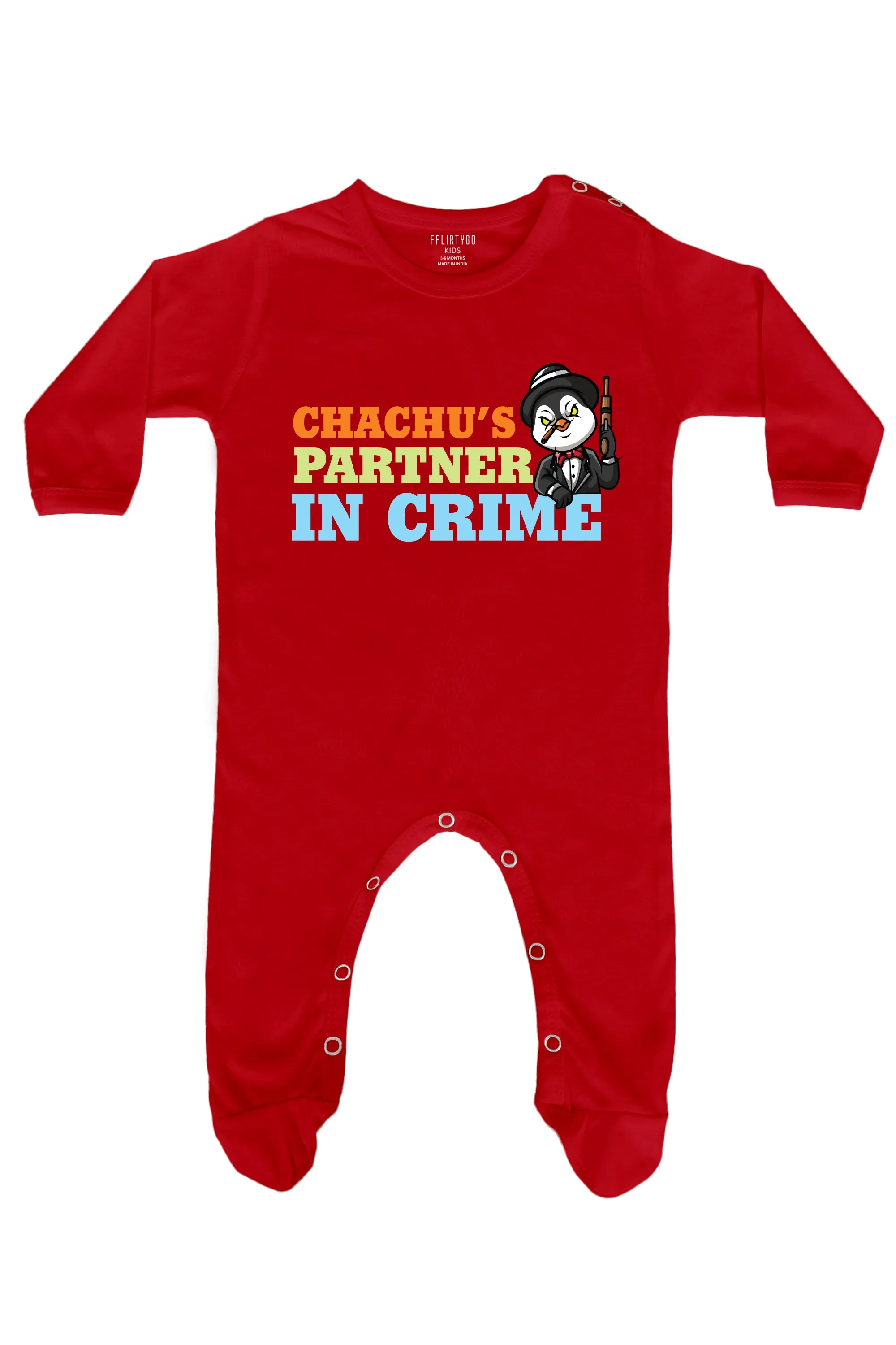 Chachu's Partner In Crime Baby Romper | Onesies