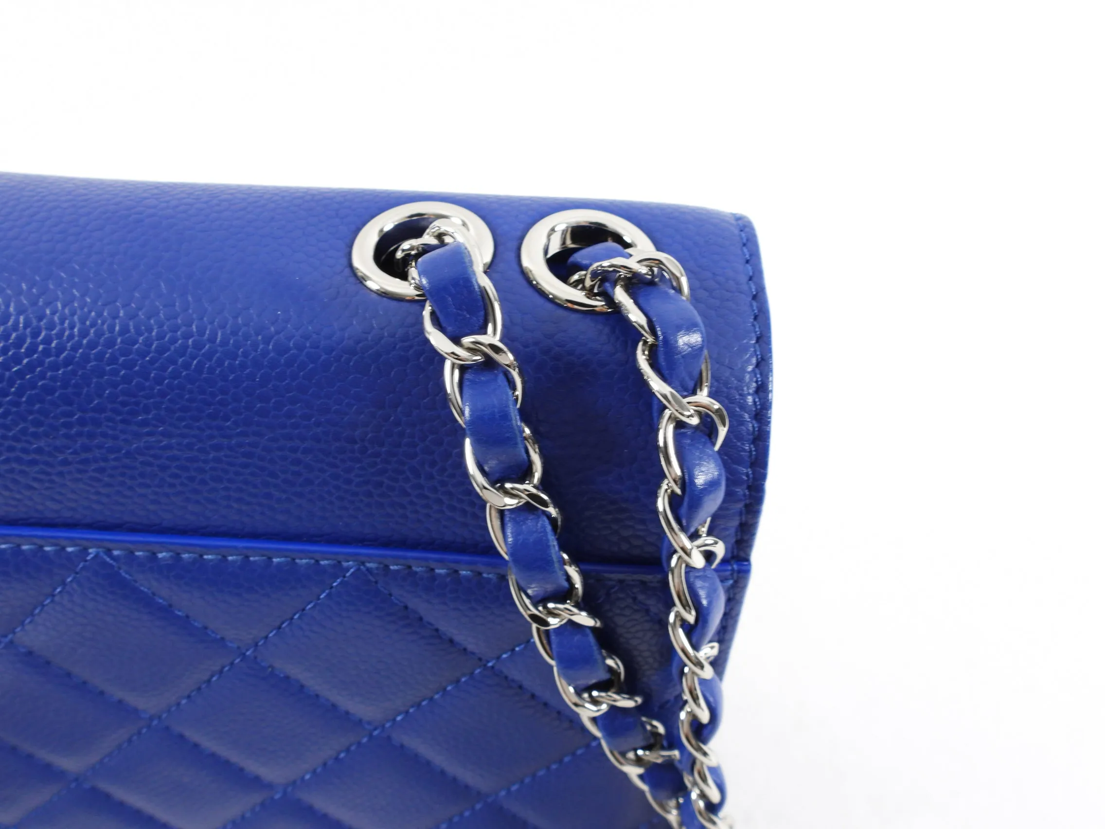 Chanel Cobalt Blue Small CC Box Chain Flap Bag