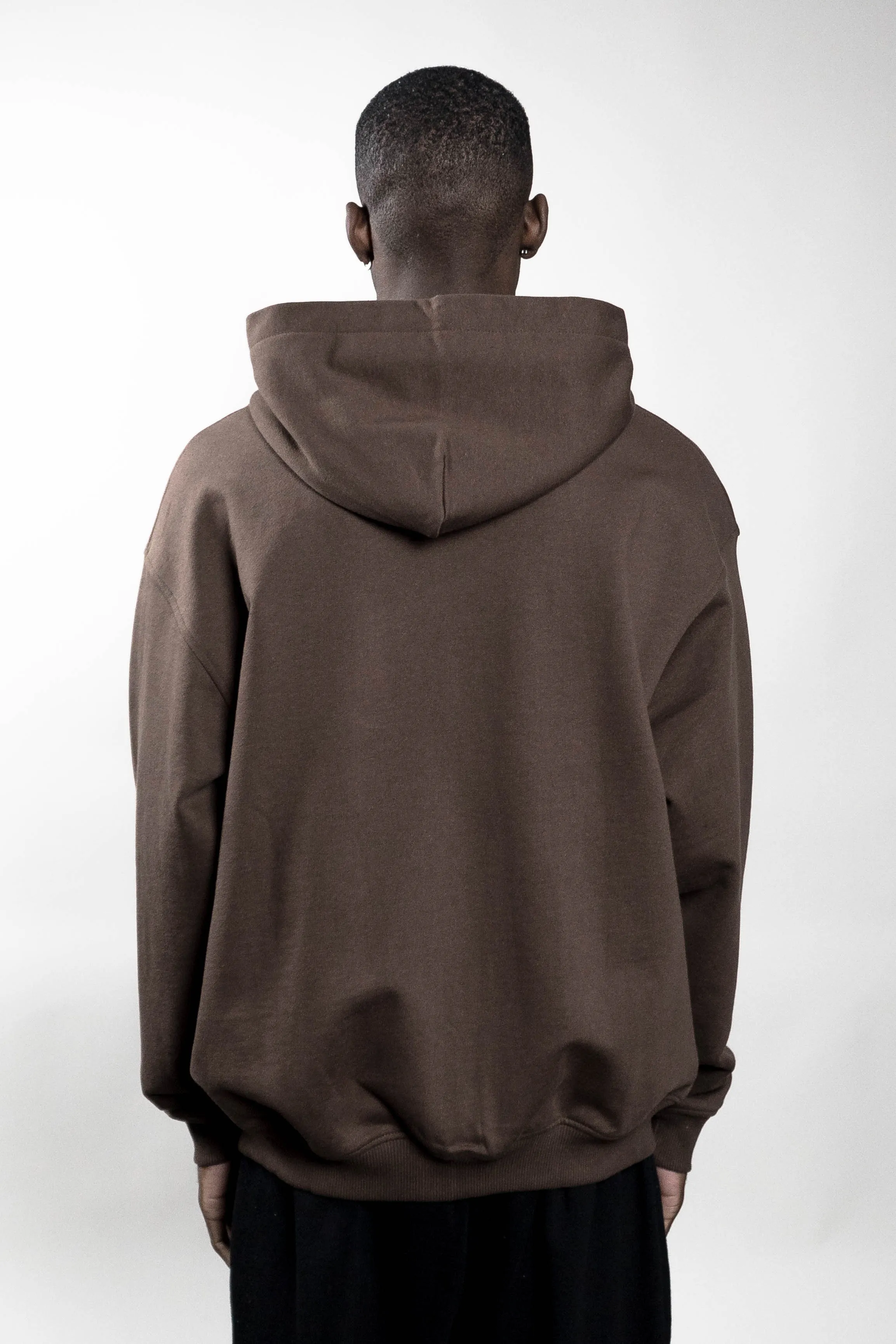 CHOCOLATE FRONTZIP HOODIE