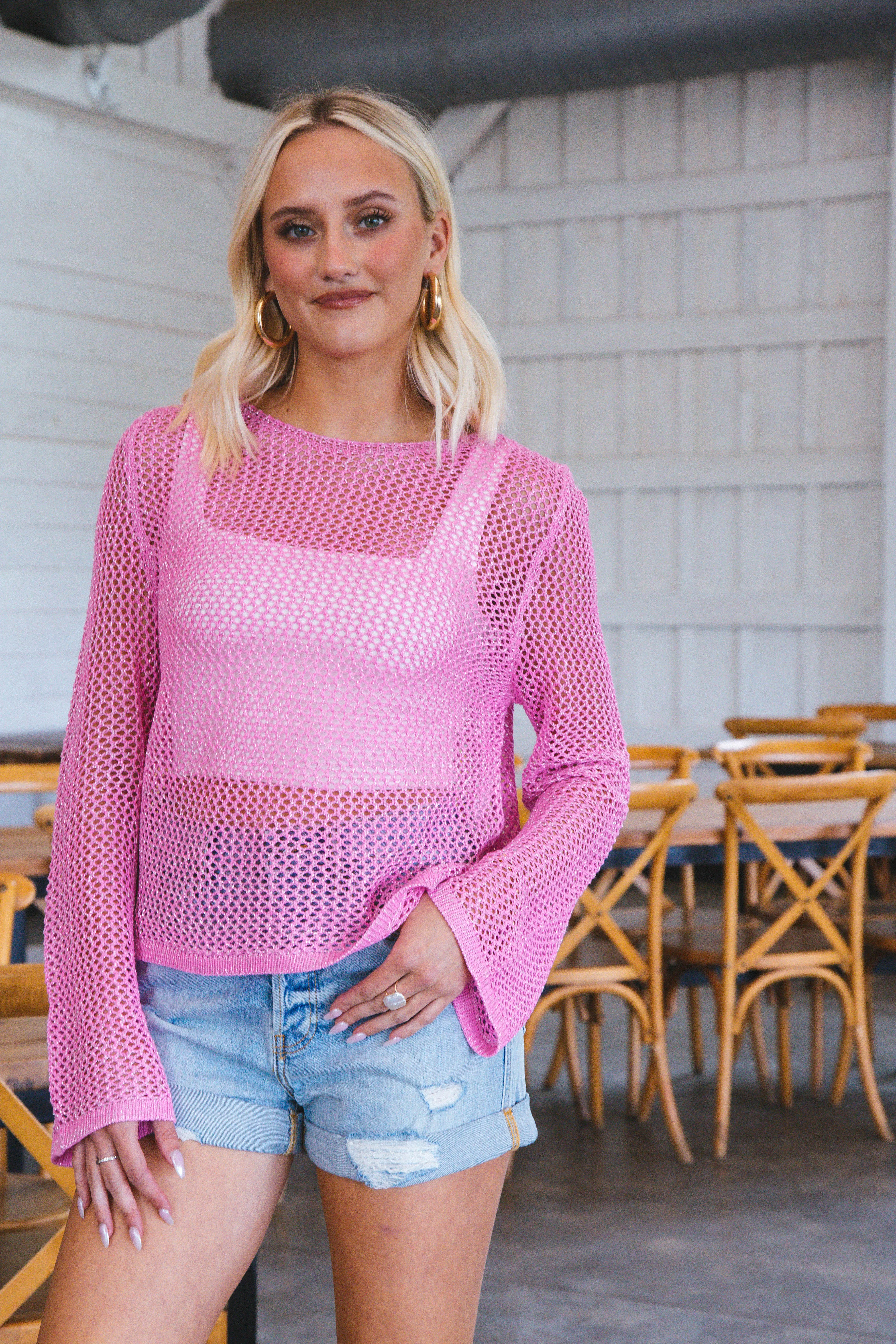 Citrine Crop Top, Off White