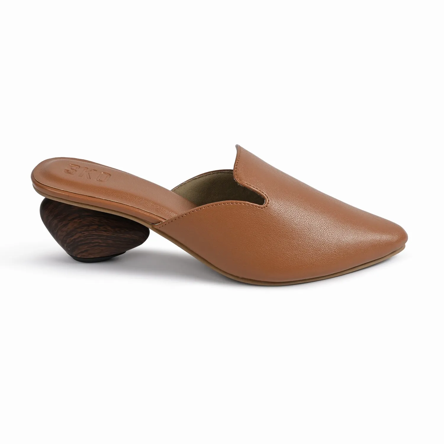 Cobble Mule in Tan For Women