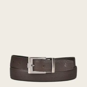 CS552RS - Cuadra brown casual western cowhide leather belt for men.