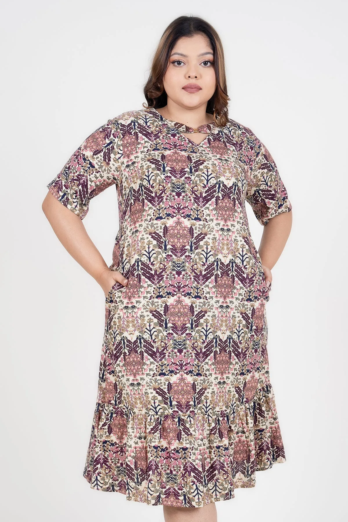 Curvy Women's Plus Size Casual Dress