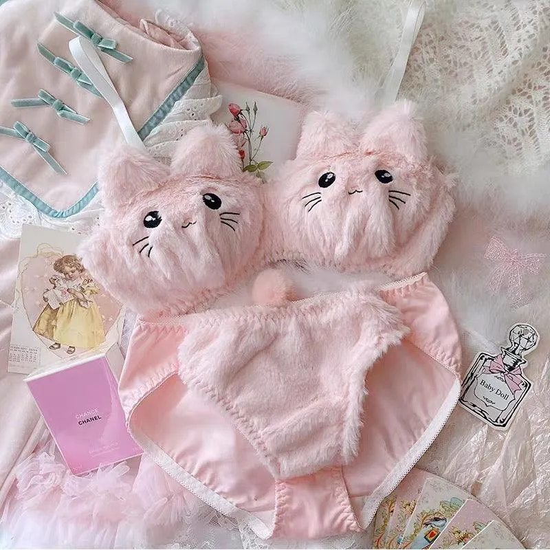 Cute Kitty Lingerie Set