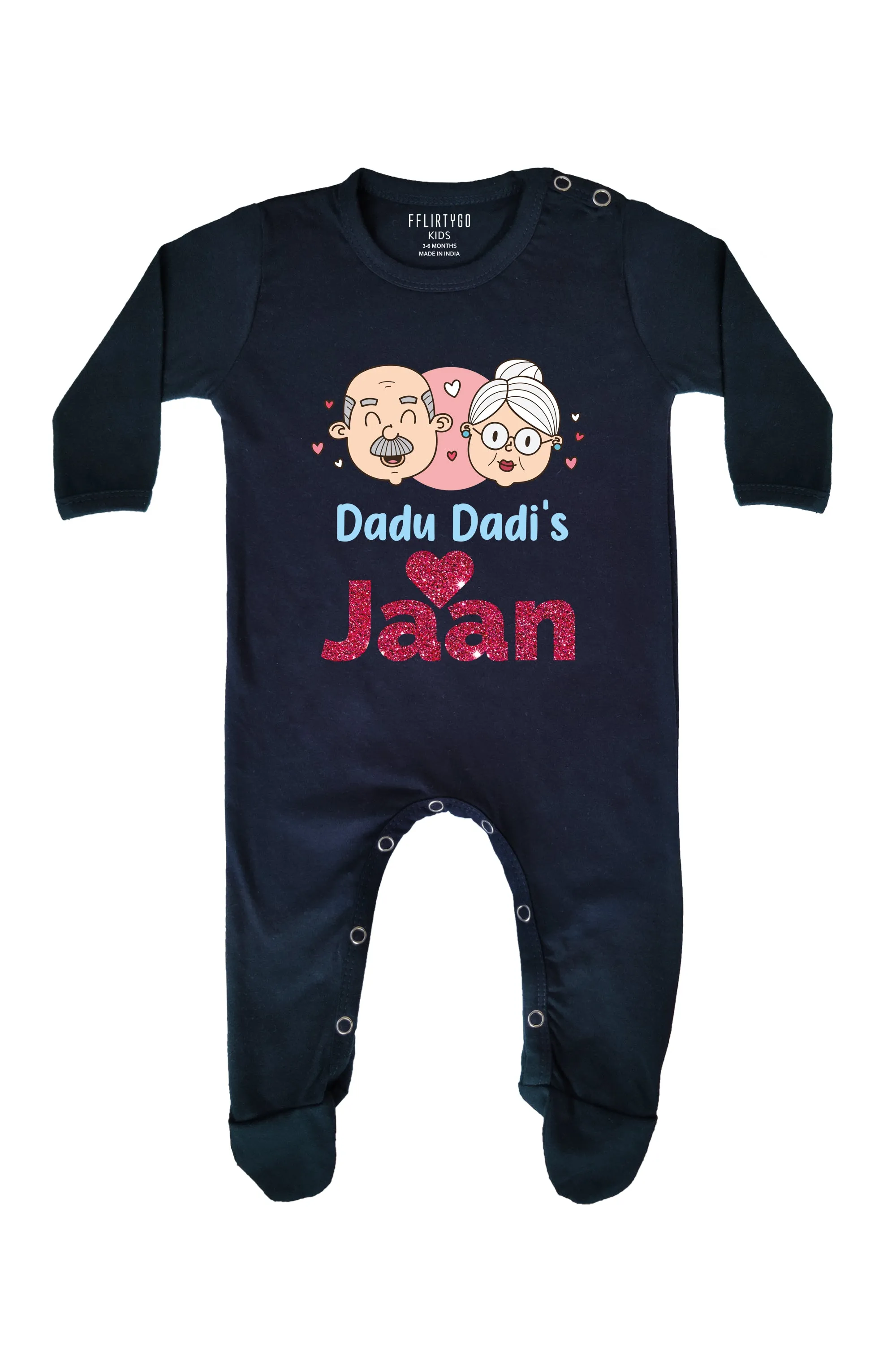 Dadu Dadi's Jaan Baby Romper | Onesies