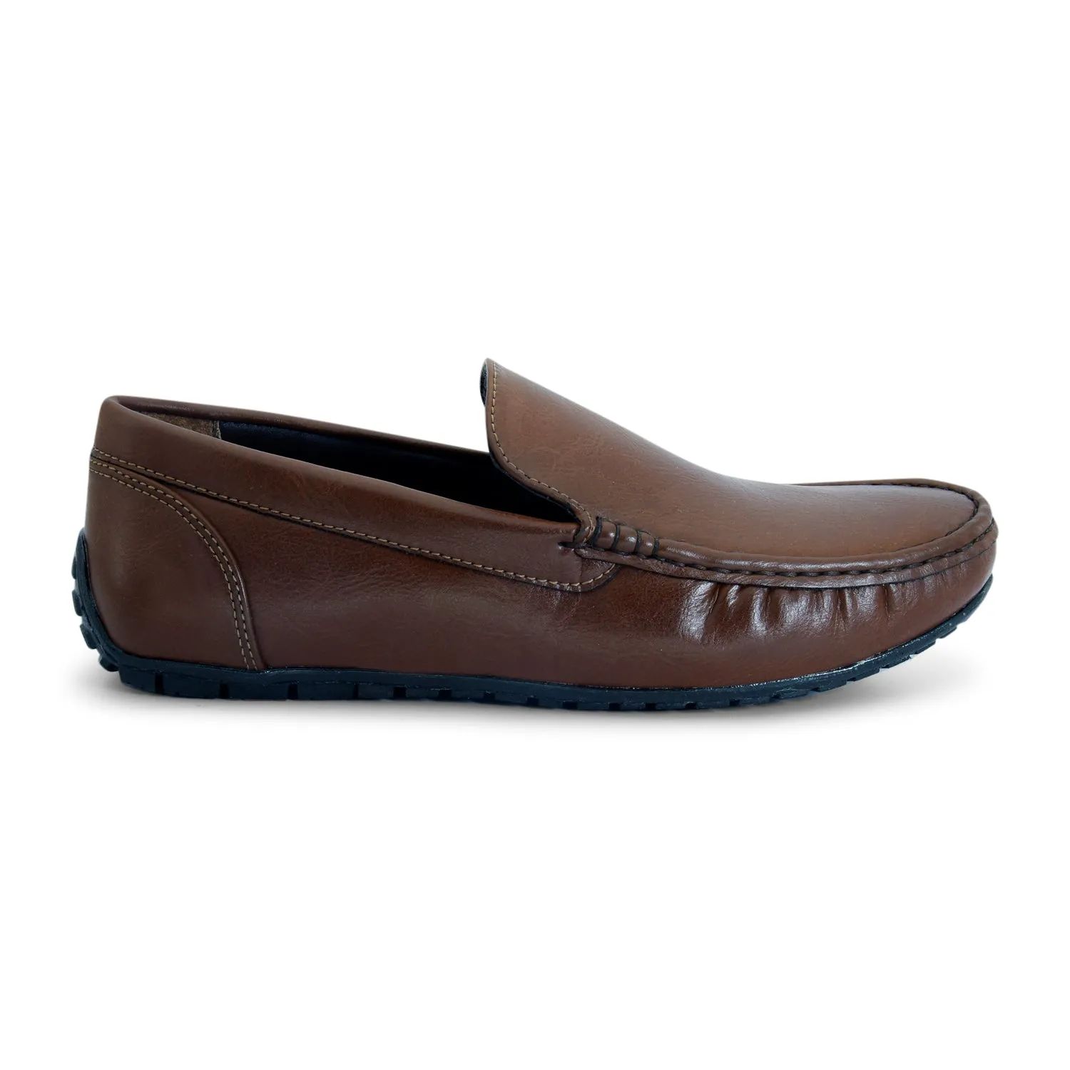 Dark Brown Loafer for Men by Bata