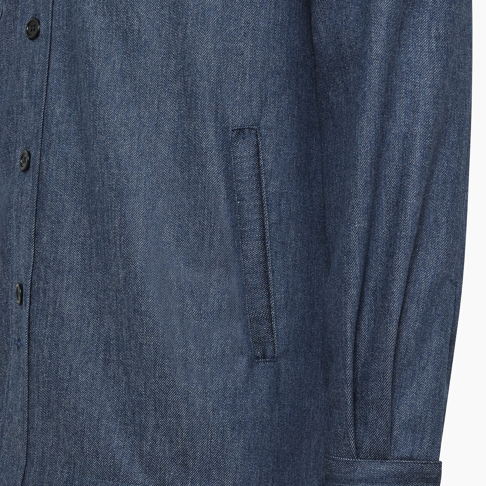 David Denim shirt in Trofeo Denim Wool