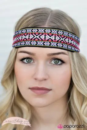 Desert Dance Multi-color Hippie Headband - Paparazzi Accessories